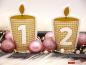 Preview: 4 ITH-Stickdateien LED-Teelicht-Cover Adventskranz-Kerzen im Set für 10 x 10 cm Stickrahmen